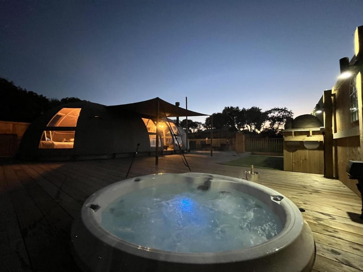 Sunrise Dome Tent Tenby Dış mekan fotoğraf